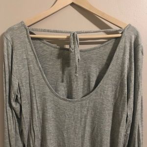 Tie Back Just Add Leggings Shirt
